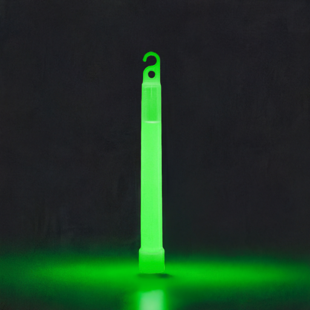 Quake Kits 12-Hour Green Glow Stick | Emergency Bright Light Stick