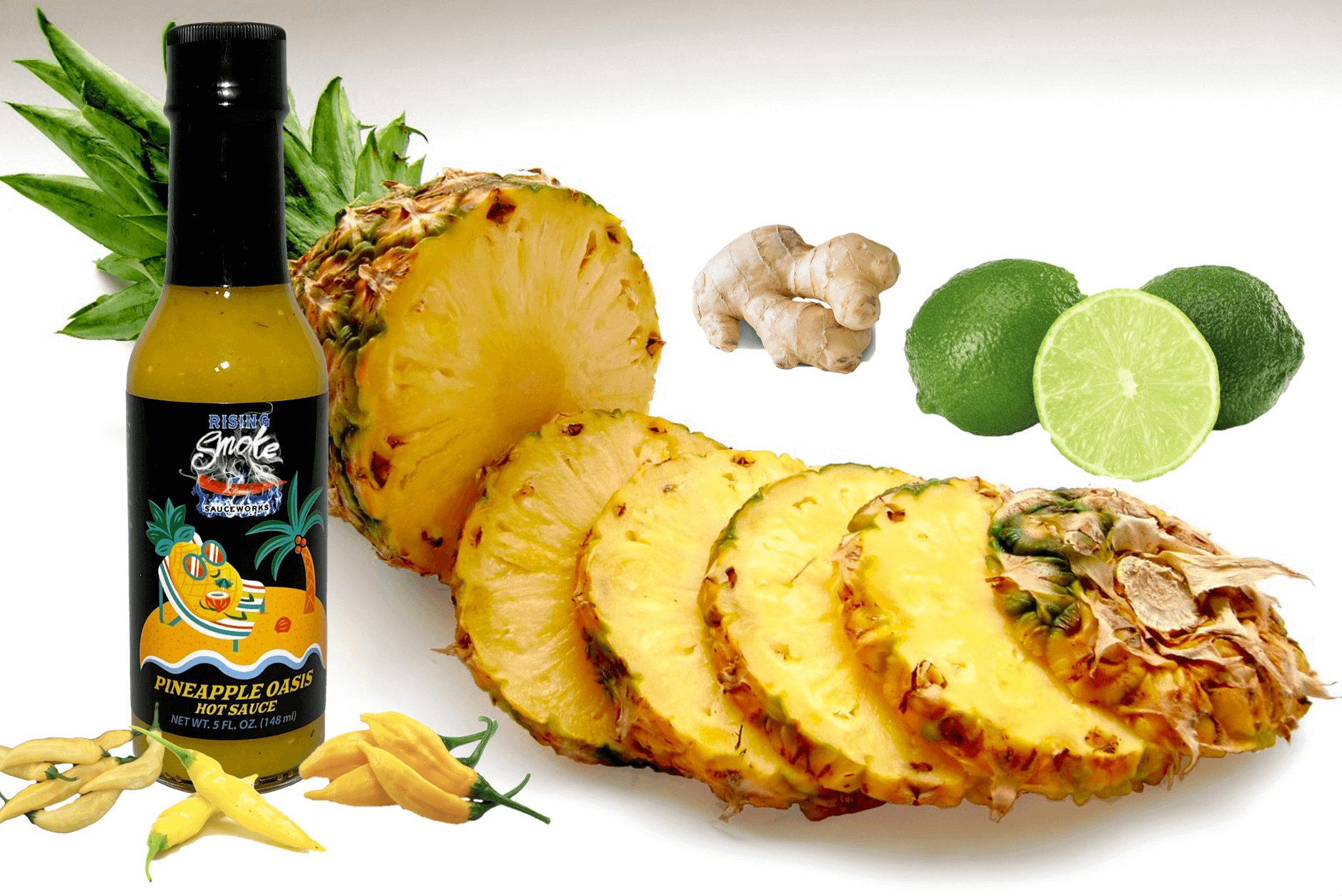 Pineapple Oasis - Aji Lemon Drop Sweet Pepper Sauce (Medium)