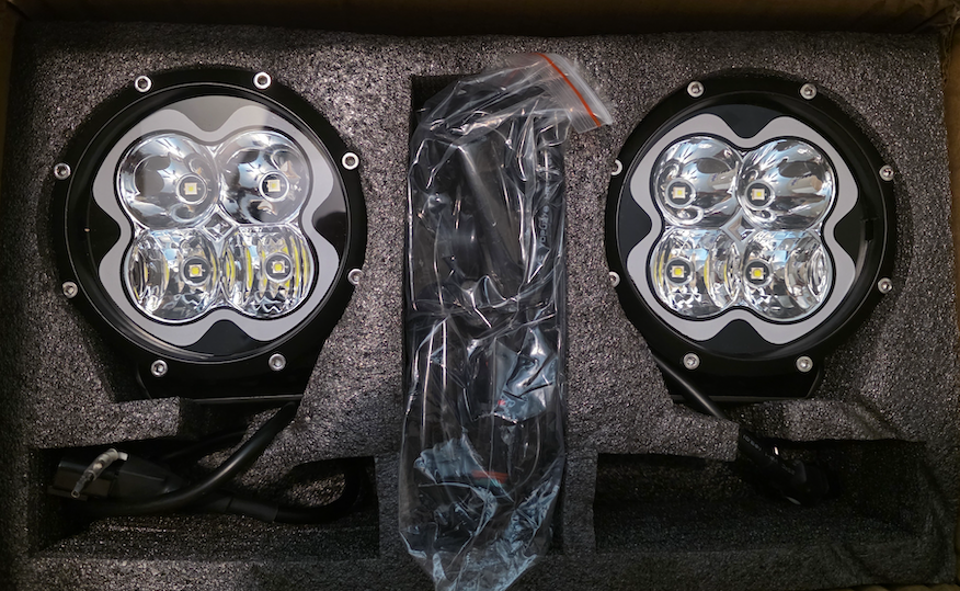 Marshin Whips 6" High-Output LED Pod Lights | 4-Beam Design (Set of 2)