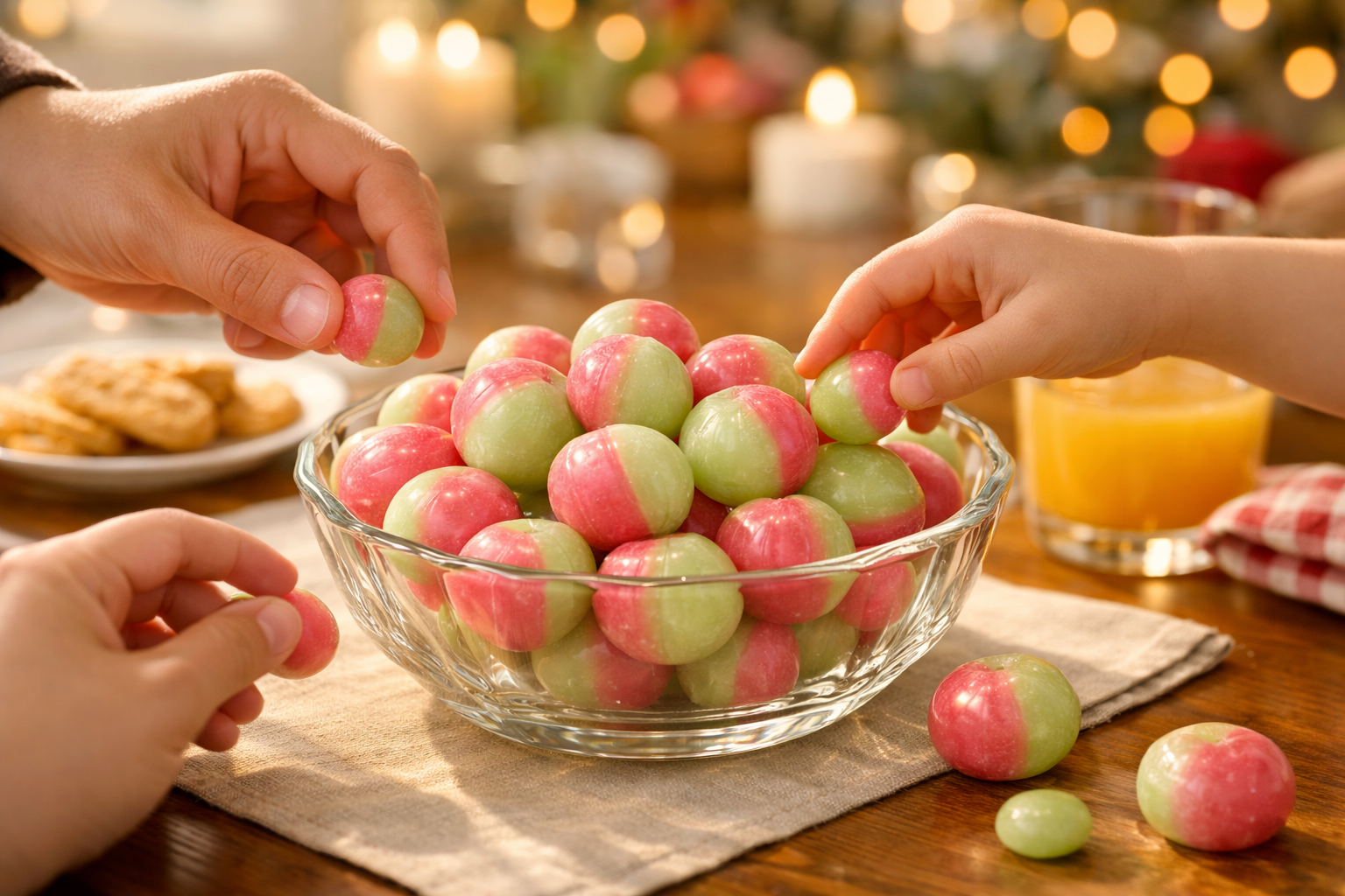 Andy Anand Sugar-Free Rosy Apple Hard Candy, 25 pc – European Copper-Kettle Boiled, Aspartame-Free, Keto & Diabetic-Friendly Gift Box
