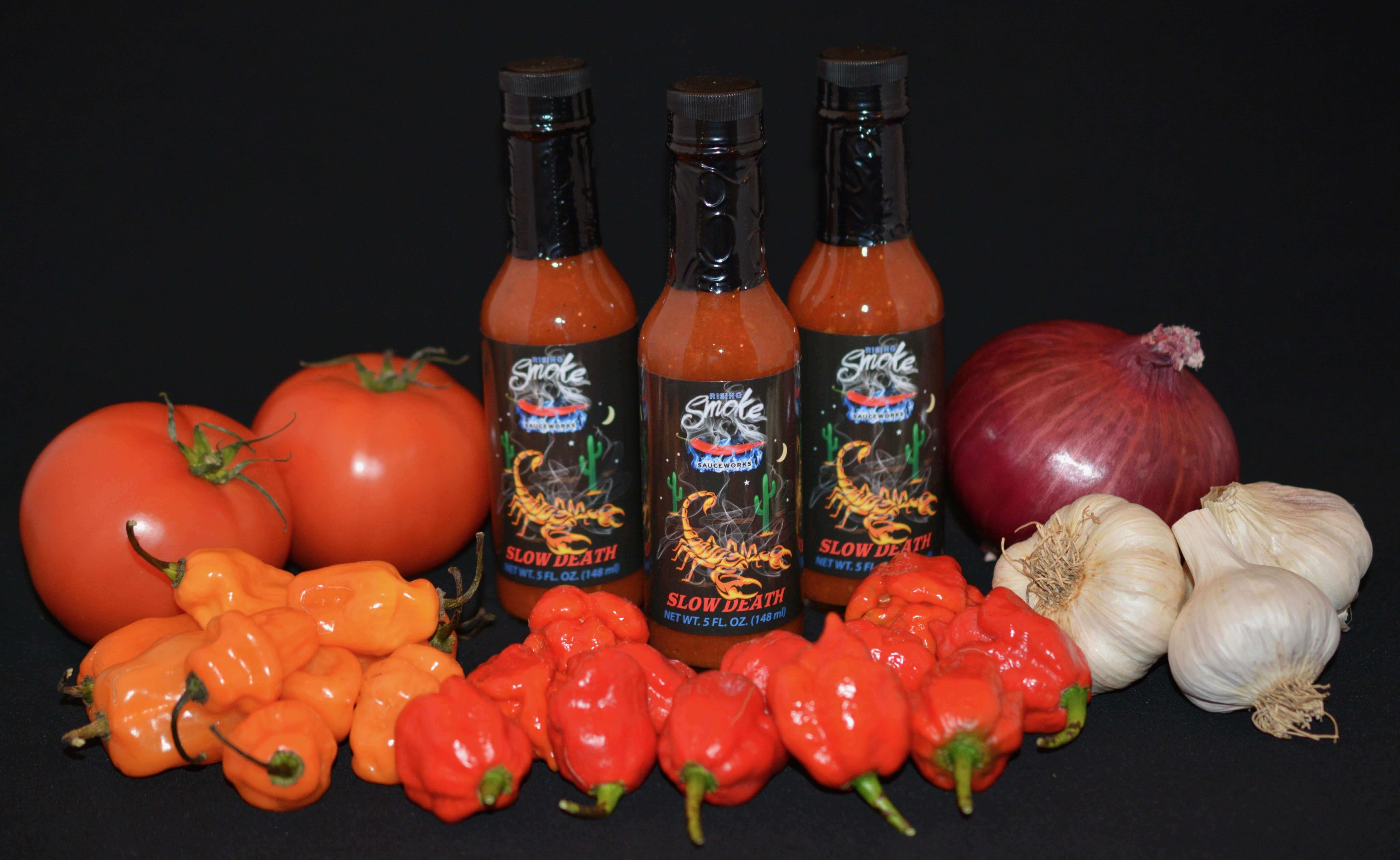Slow Death - Trinidad Scorpion Hot Sauce  (XXX Hot)