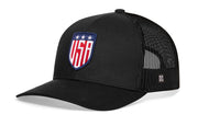 USA Shield Trucker Hat  |  America Snapback