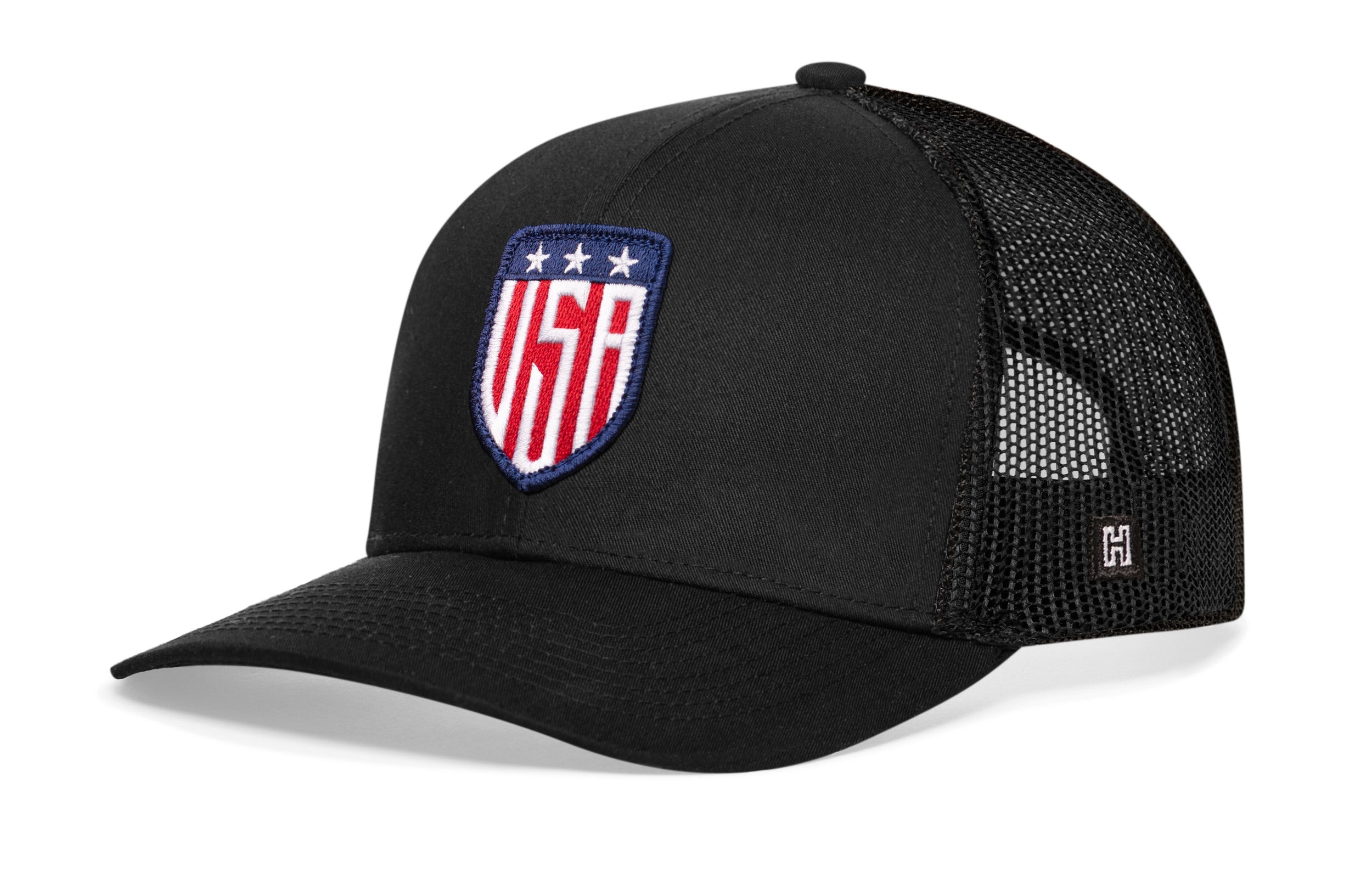 USA Shield Trucker Hat  |  America Snapback