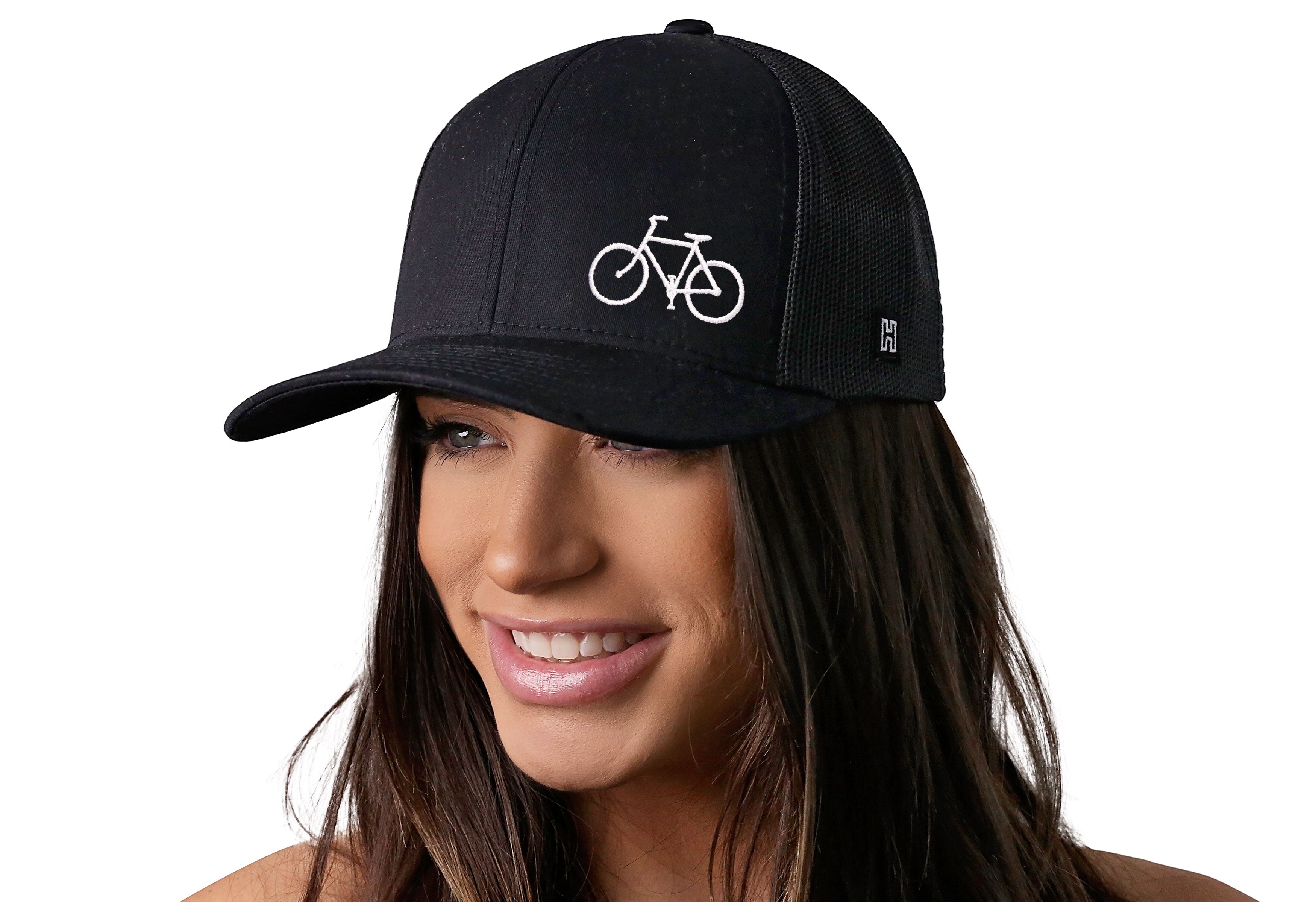 Bicycle Trucker Hat  |  Black Outdoors Snapback