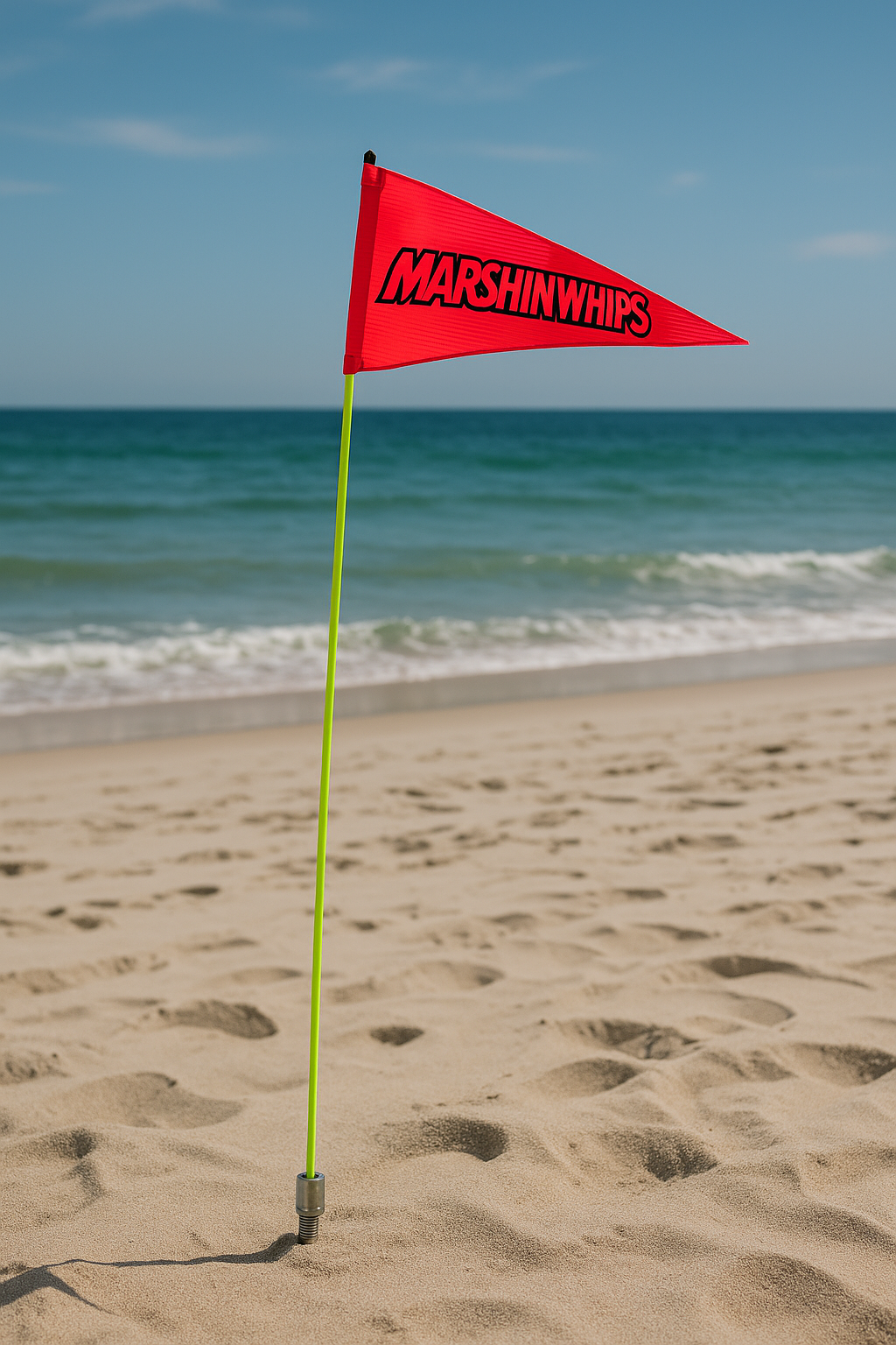 Marshin Whips RipRods Day Whips | High Visibility Safety Pair