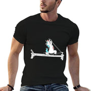 Pilates Unicorn Fitness Exercise Training Meditation  Moisture-wicking T-Shirt