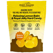 Andy Anand Sugar-Free Lemon Balm Hard Candy with Royal Jelly, 7 oz – European Imported, Keto & Diabetic-Friendly Gourmet Snack Gift Box