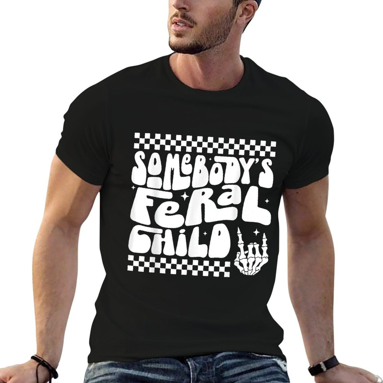 Somebodys Feral Child  Relaxed-fit T-Shirt