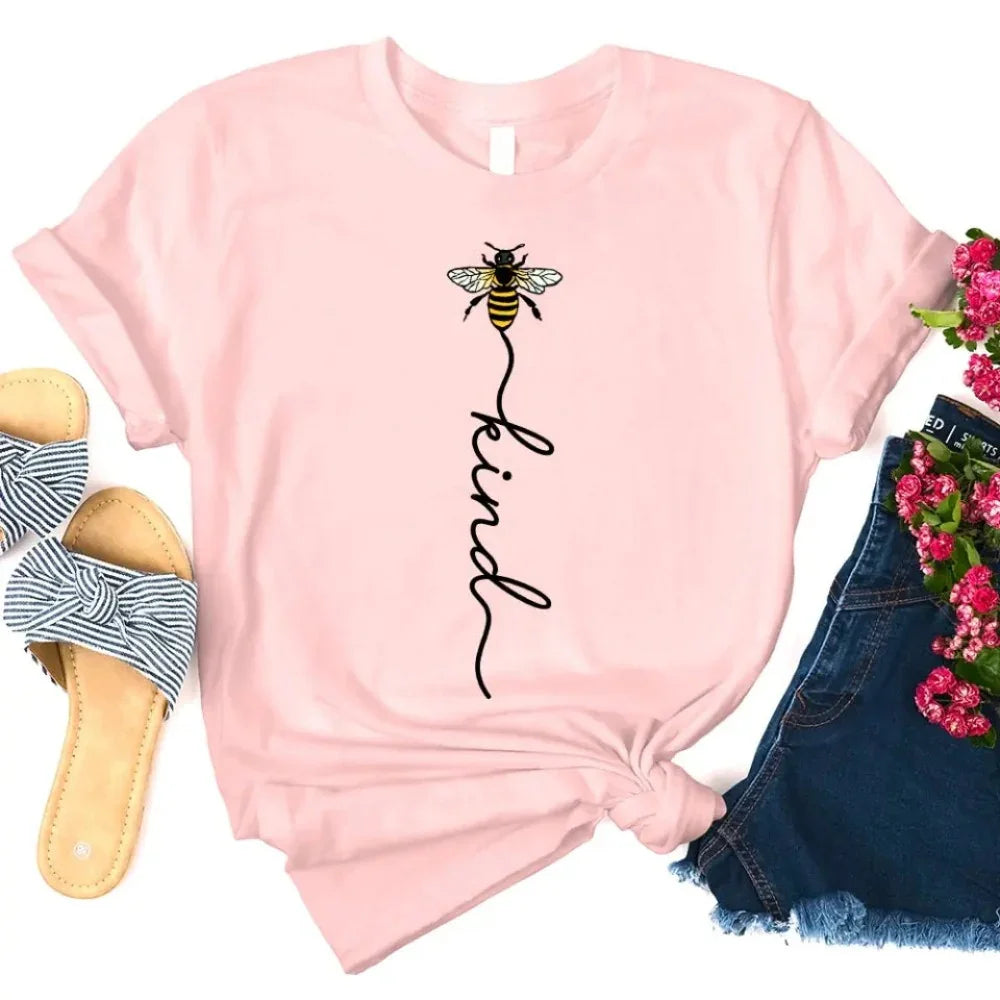 Inspirational Shirt – Bee Kind Script Tee