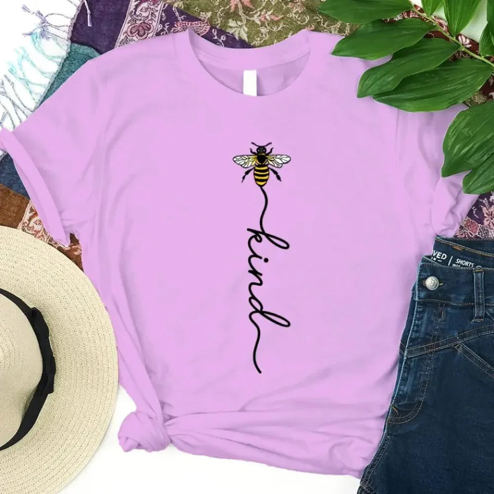 Inspirational Shirt – Bee Kind Script Tee