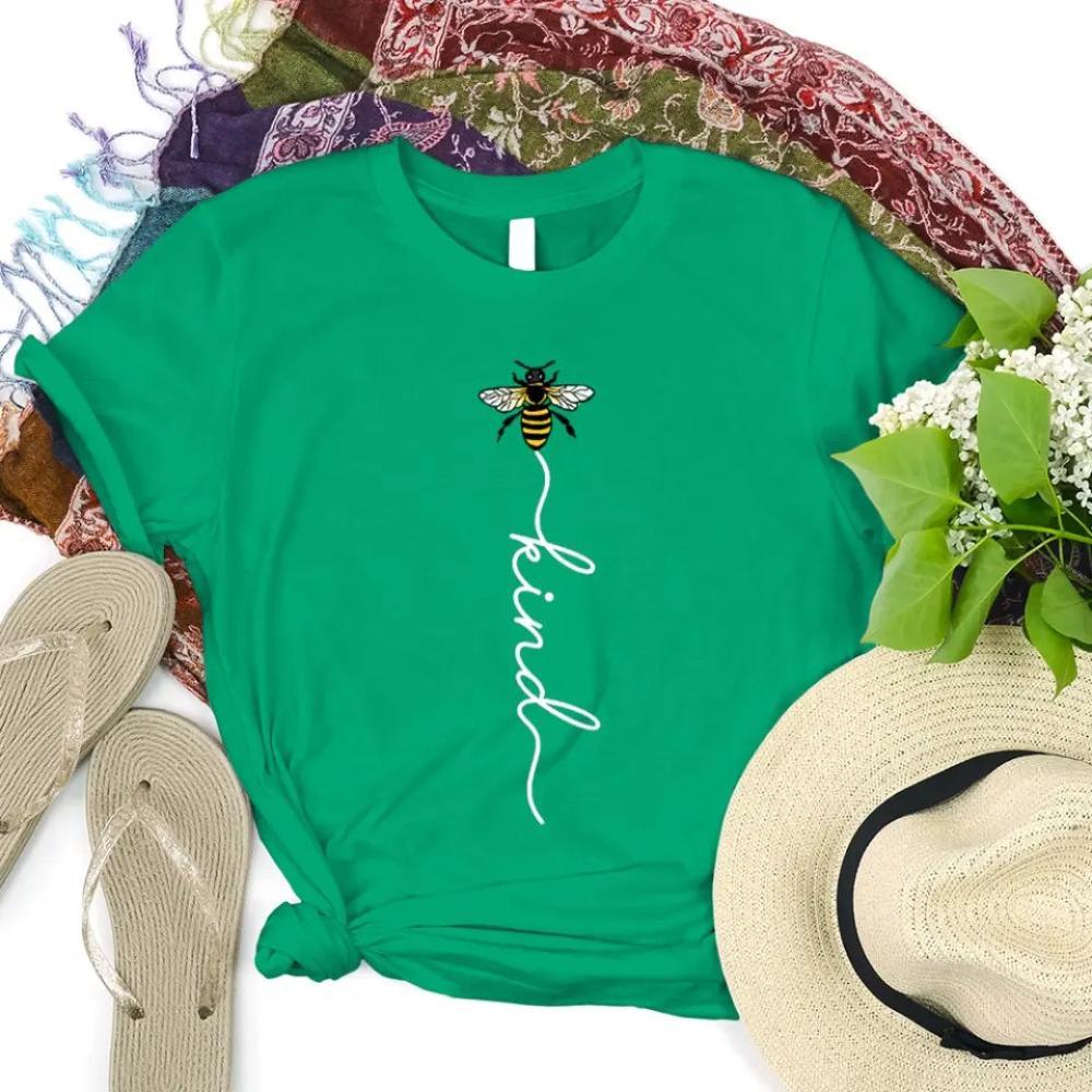 Inspirational Shirt – Bee Kind Script Tee