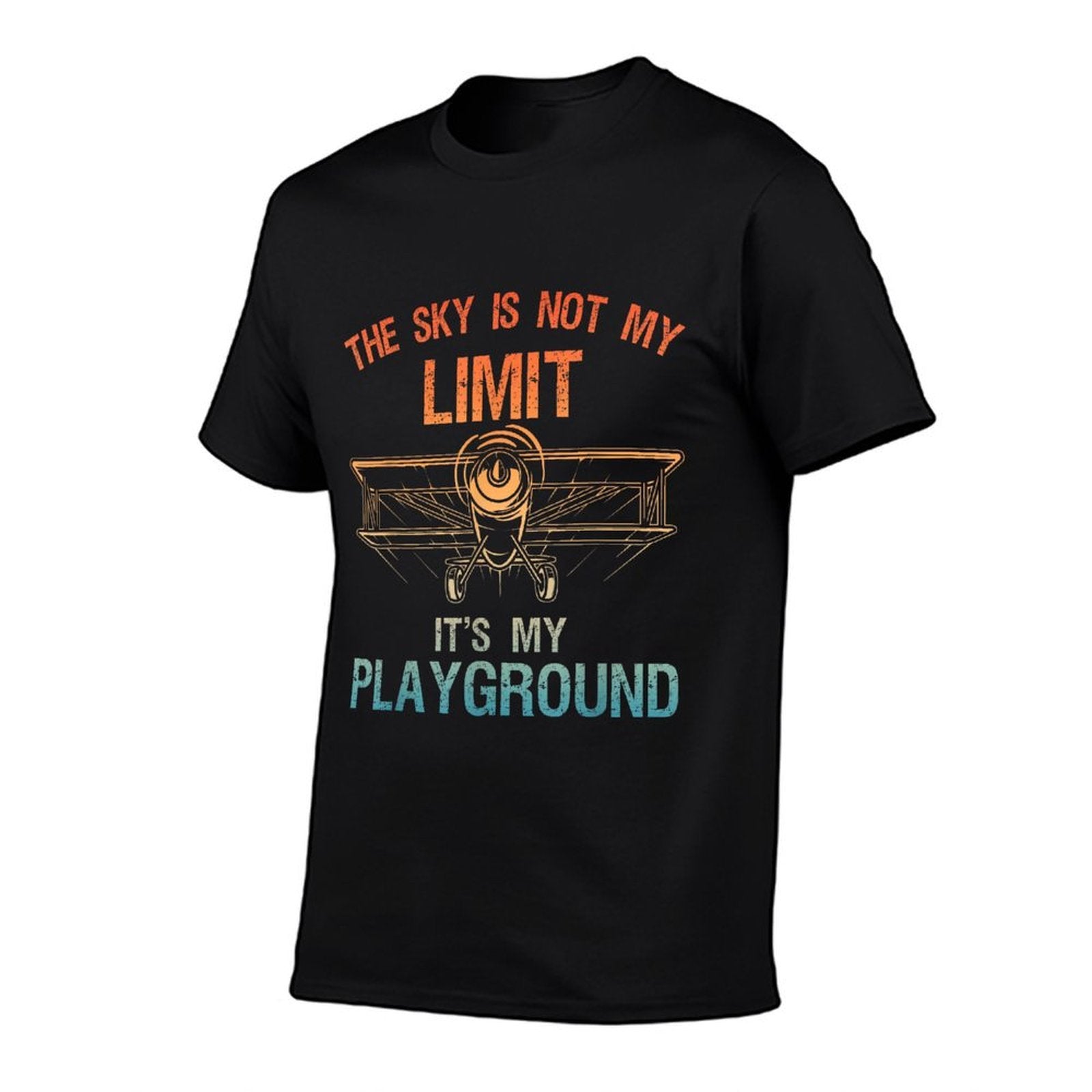 Funny Pilot Design For Men Women Aviation Airplane Pilot  Tagless Design T-Shirt