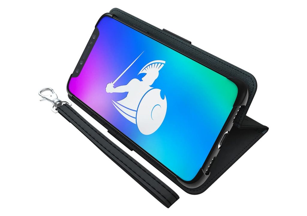 iPhone 8 / 7 / 6 / SE EMF Blocking Wallet Case with 5G Radiation Protection