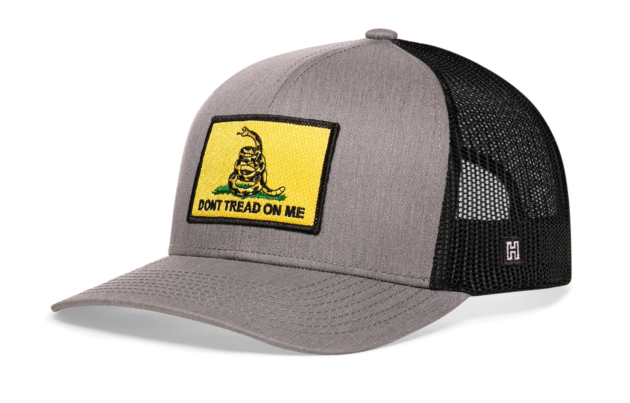 Dont Tread On Me Trucker Hat  |  Gadsden Flag Yellow Snapback
