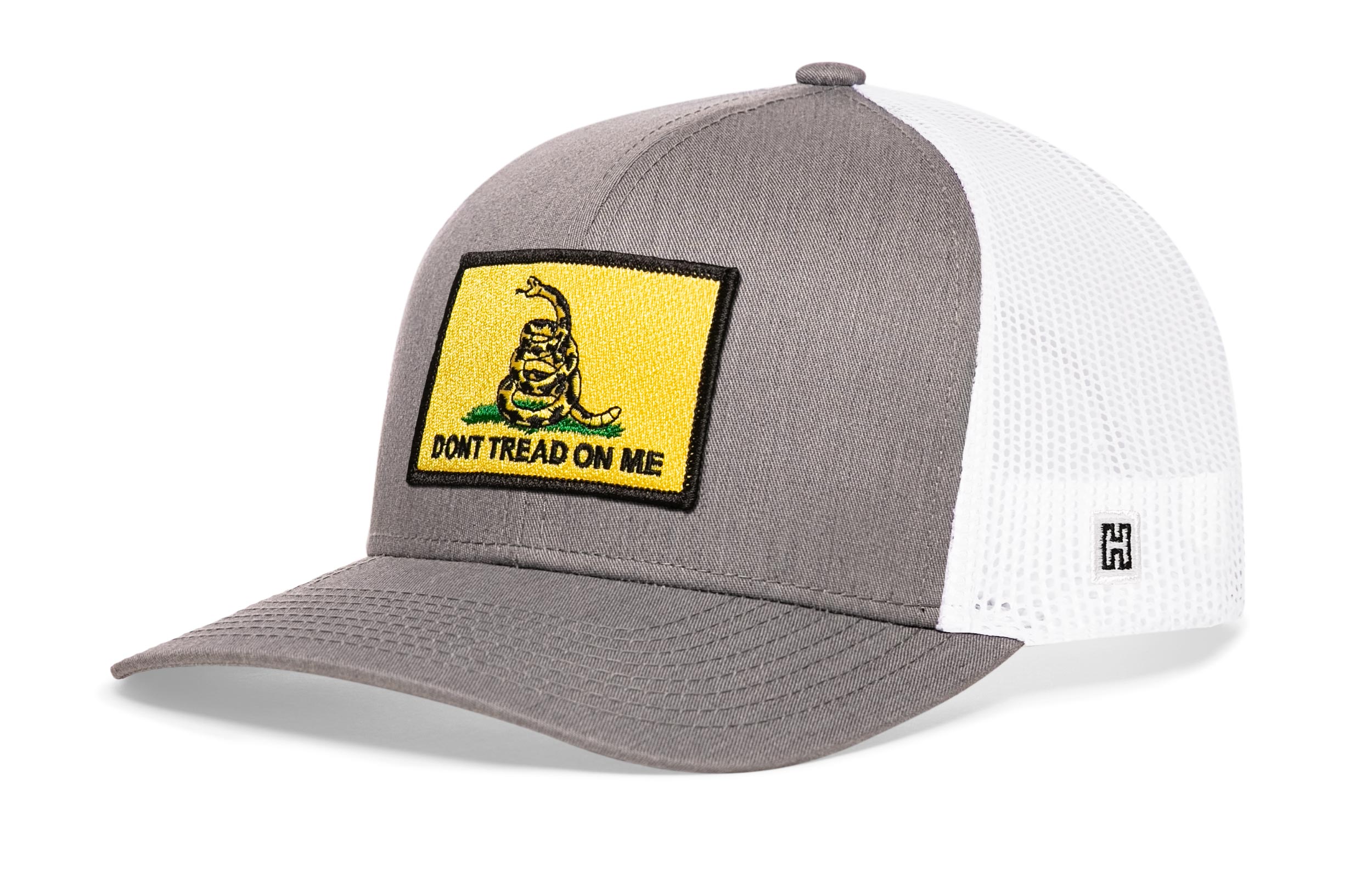 Dont Tread On Me Trucker Hat  |  Gadsden Flag Yellow Snapback