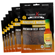 Pineapple-Mango Habanero Beef Jerky - 6 bags (1lb)