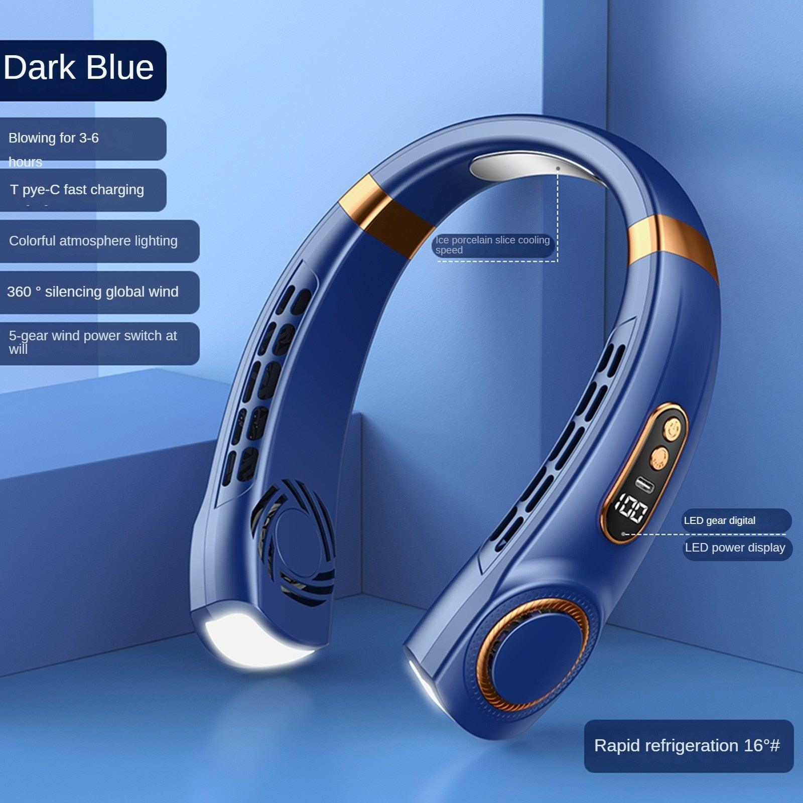 Hands-Free Bladeless Neck Fan – Stay Cool Anywhere