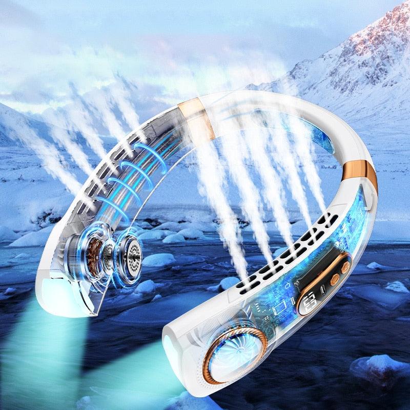 Hands-Free Bladeless Neck Fan – Stay Cool Anywhere