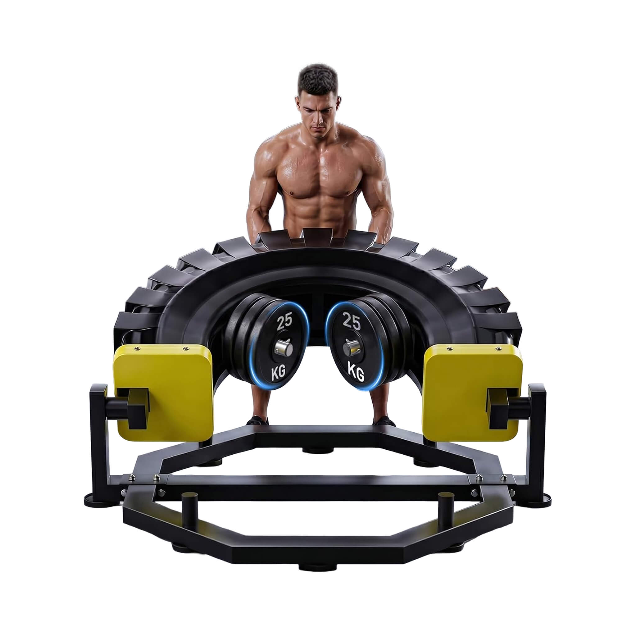 Rovix Heavy-Duty 330LBS Multifunctional Flip Machine With Anti-Slip Base (SAK90527)