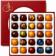 Andy Anand Monet Chocolate Bonbons Gift Box, 25 pc, 6.52 oz – Gluten-Free Belgian Truffles & Pralines, Birthday & Holiday Gift Collection