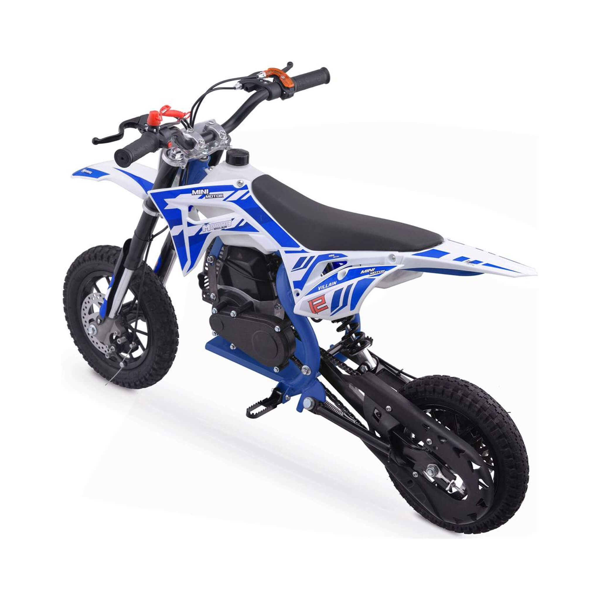 MotoTec Villain 52CC 2-Stroke Kids Gas Dirt Bike