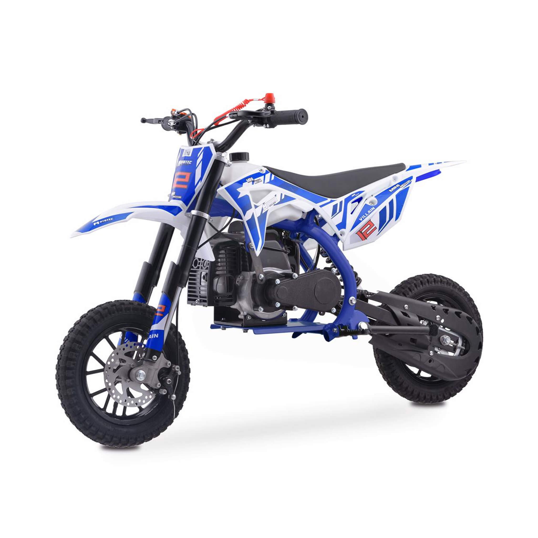 MotoTec Villain 52CC 2-Stroke Kids Gas Dirt Bike