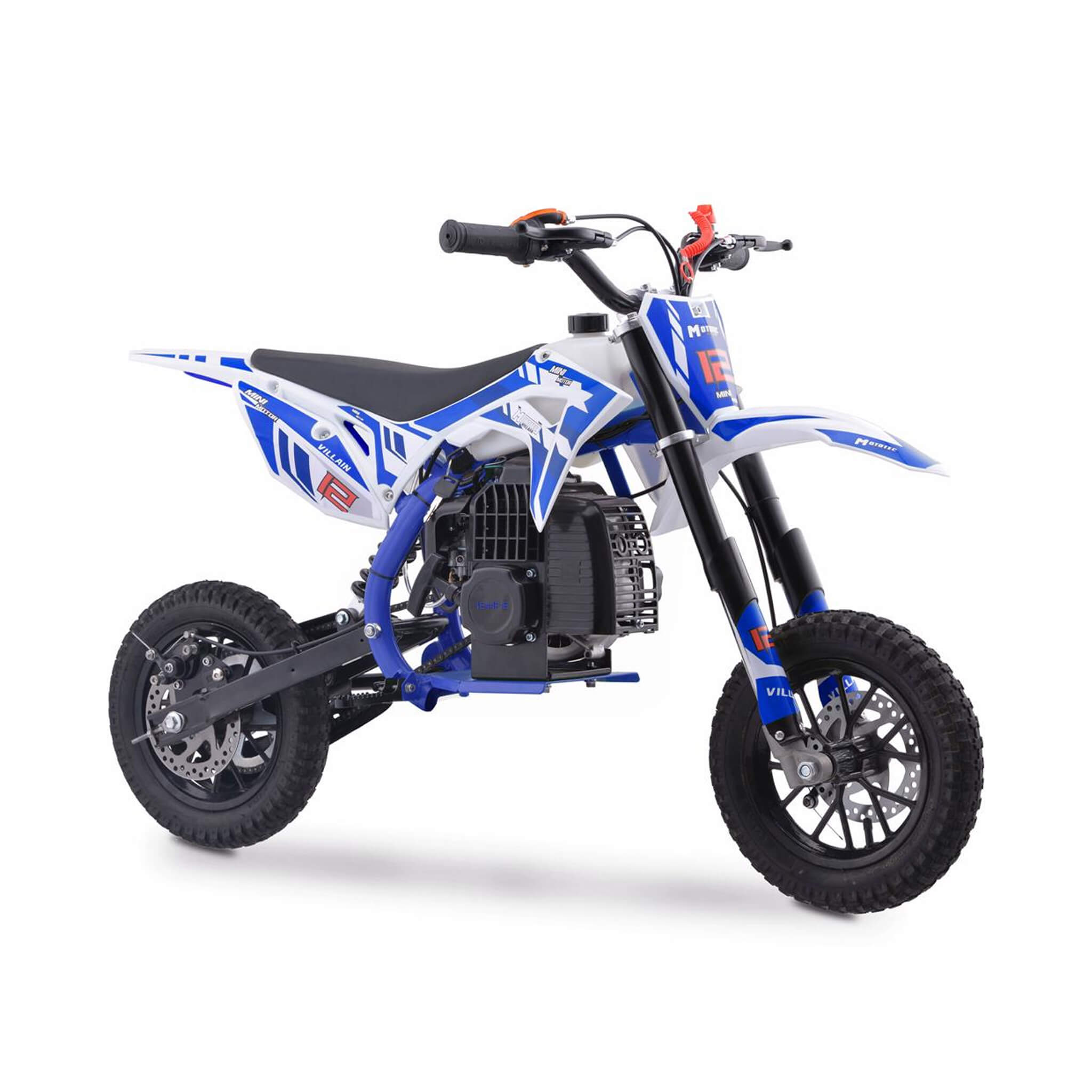 MotoTec Villain 52CC 2-Stroke Kids Gas Dirt Bike