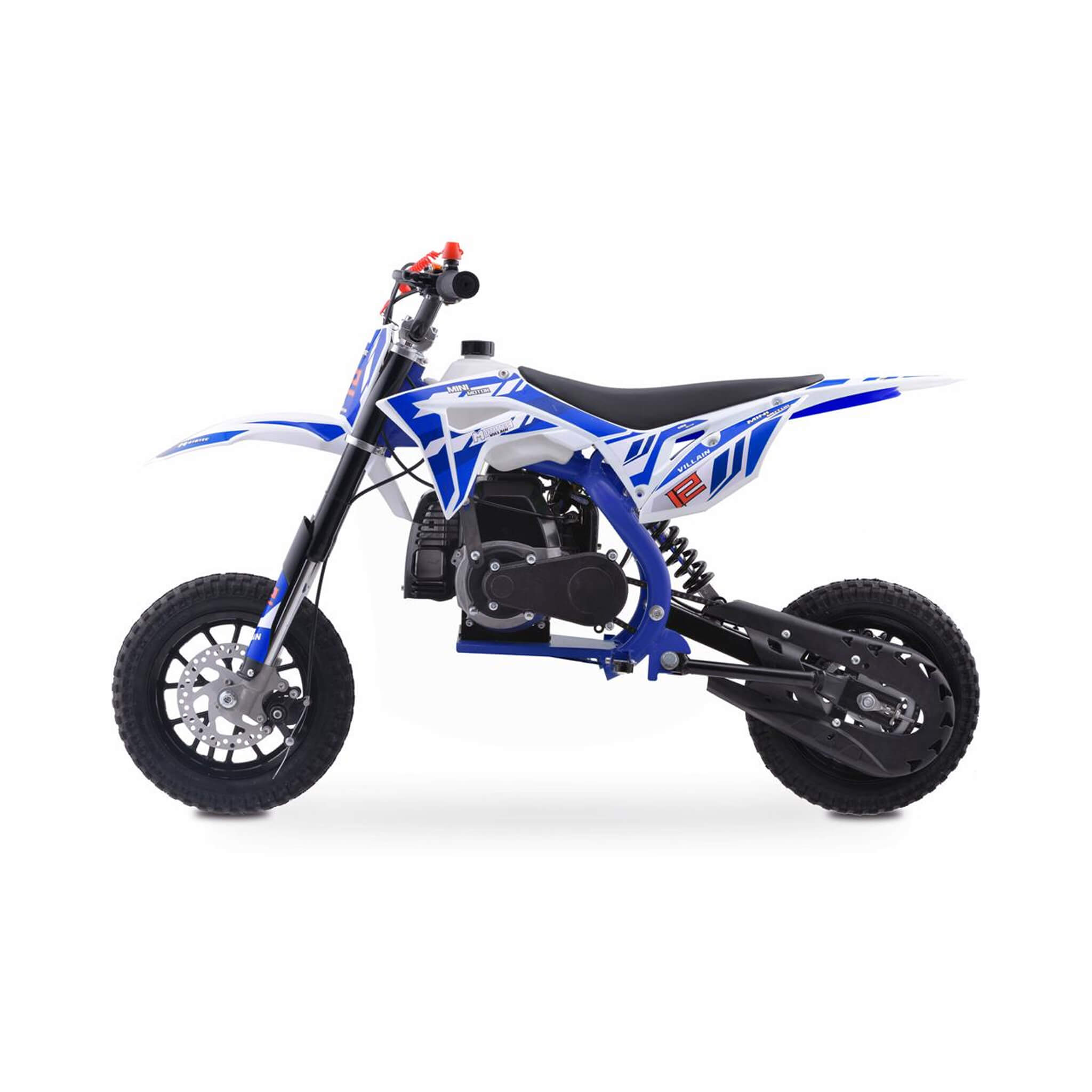 MotoTec Villain 52CC 2-Stroke Kids Gas Dirt Bike