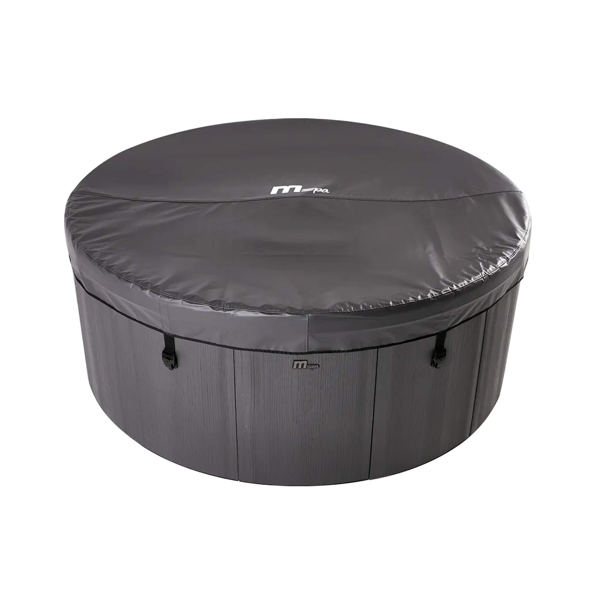 MSpa Denver Frame Series Six-Person Inflatable Round Hot Tub With Hydro Massage [F-DE066W] (SAK87043)
