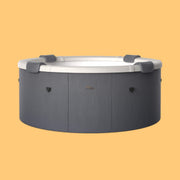 MSpa Denver Frame Series Six-Person Inflatable Round Hot Tub With Hydro Massage [F-DE066W] (SAK87043)
