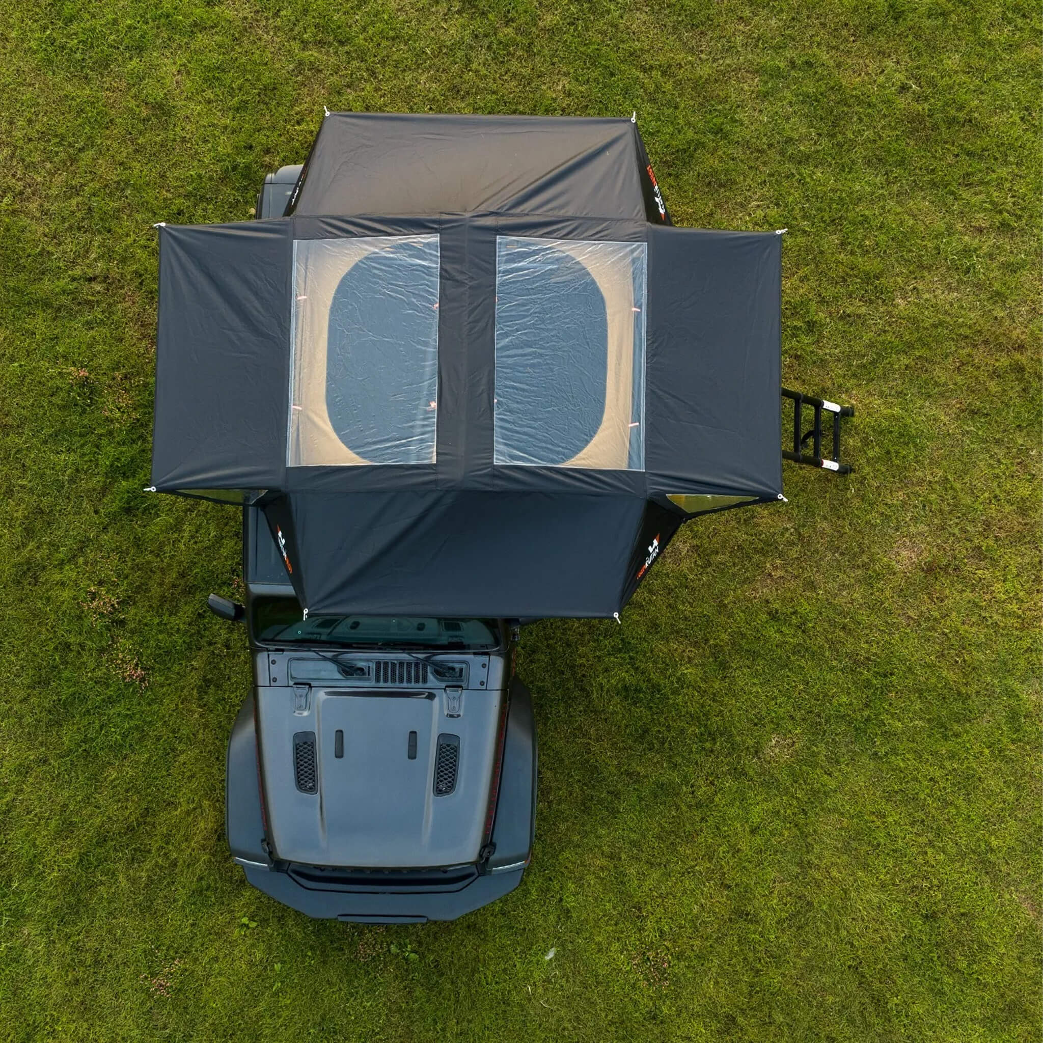 Naturnest Andromeda Soft-Shell Rooftop Tent | Panoramic Skylight & YKK Doors | Khaki
