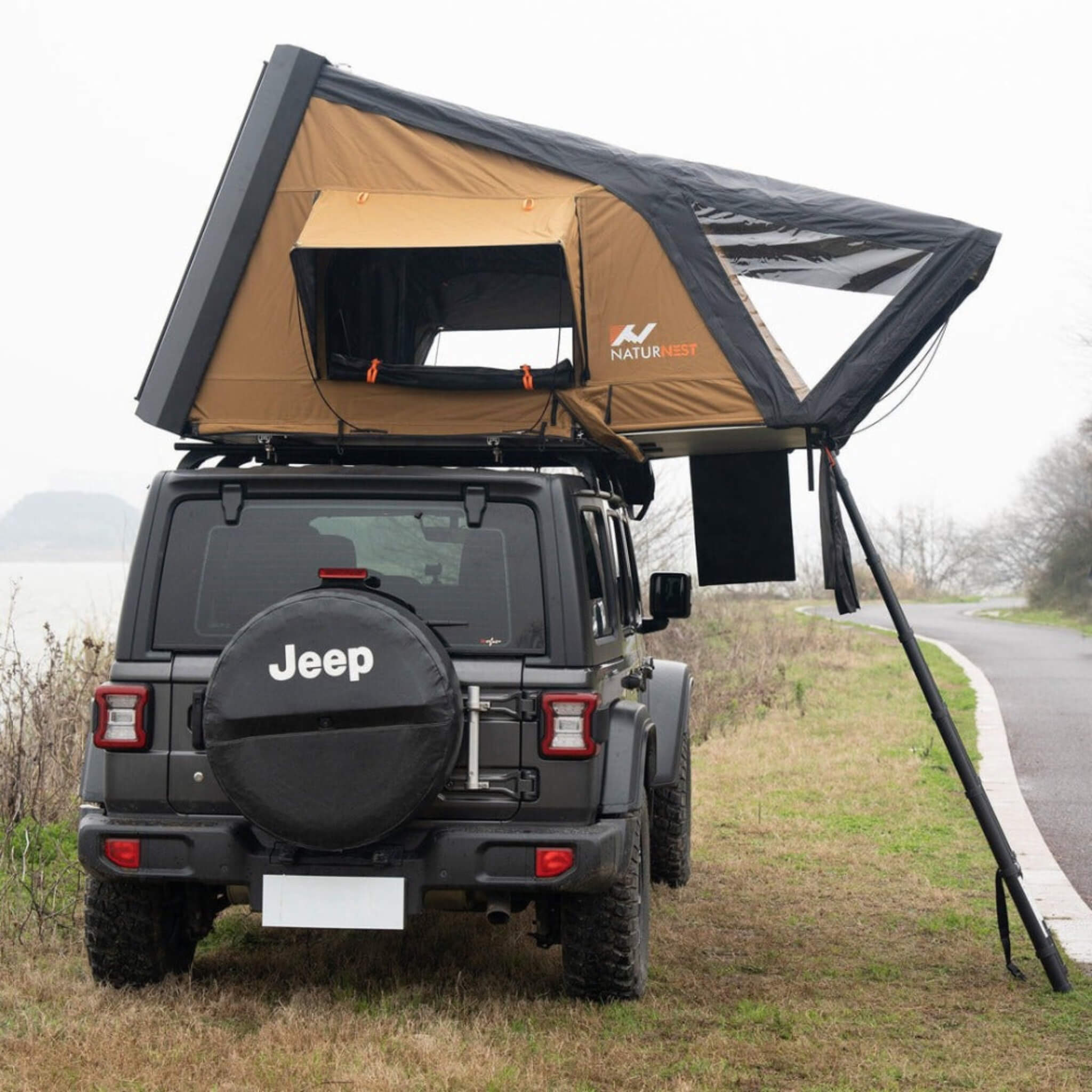 Naturnest Sirius 2 Premium 2XL 3-Person Clamshell Rooftop Tent