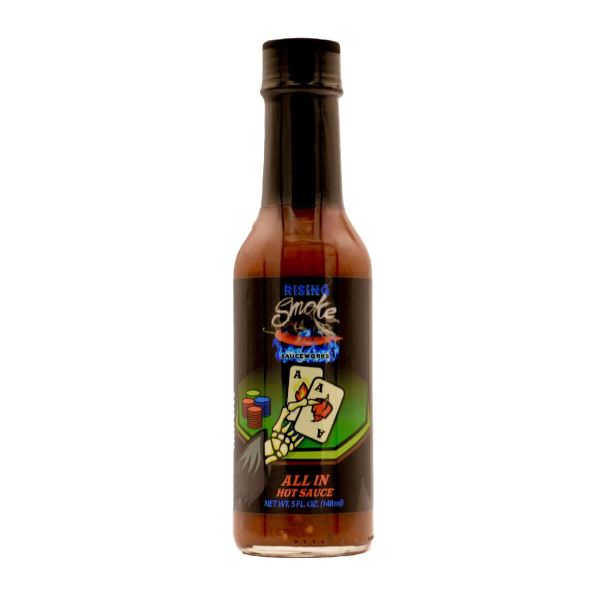 All In - Smoked Reaper Ghost Pepper Hot Sauce (XXX Hot)