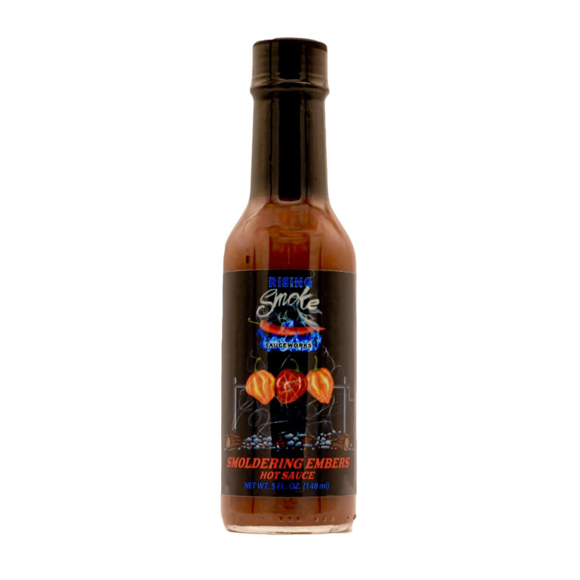 Smoldering Embers - Habanero Tomato Basil Hot Sauce (Medium)