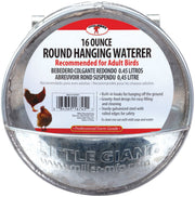Round Hanging Chicken Waterer, 16 oz