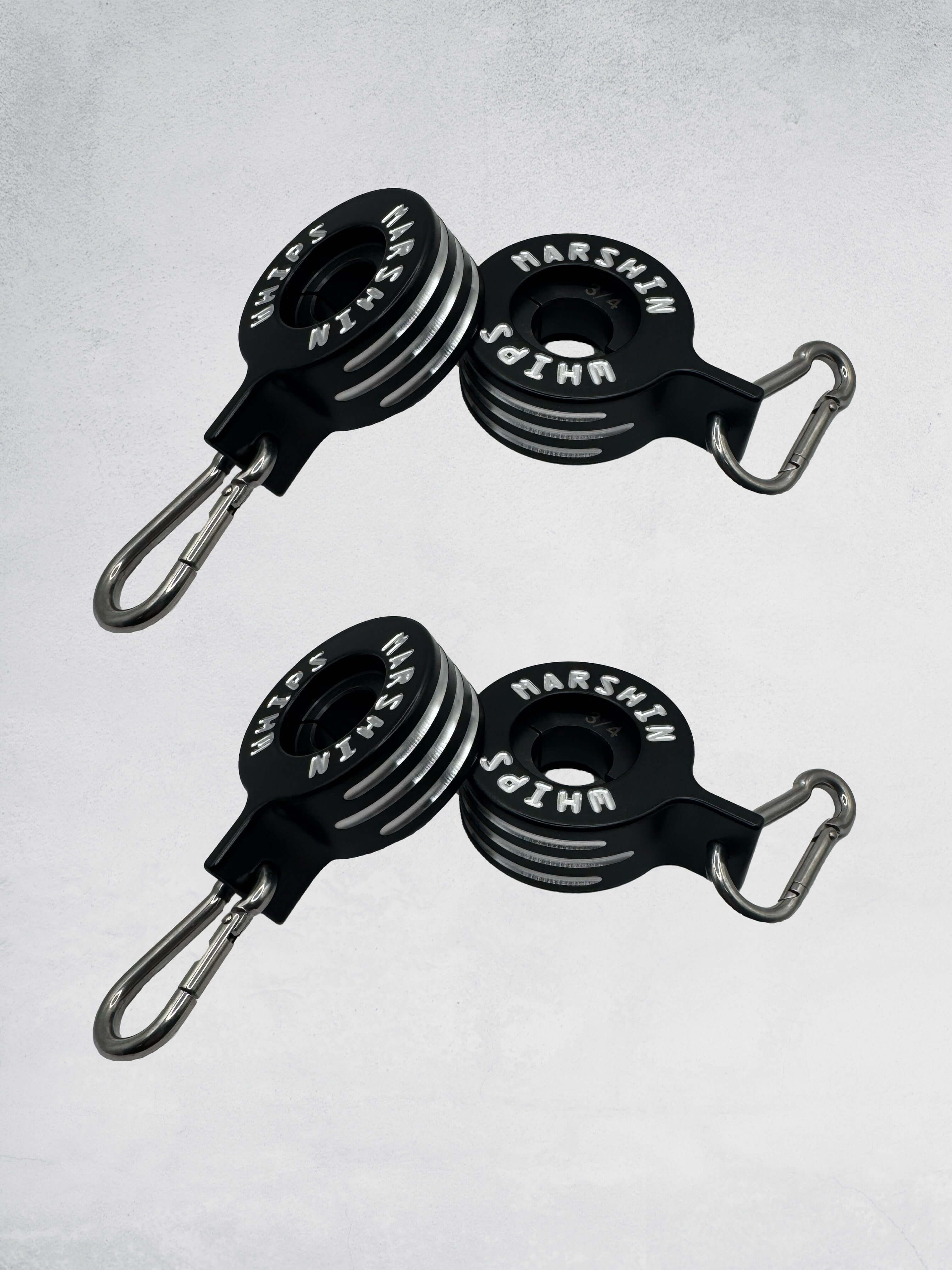 Marshin Whips 1/2" Rotating Flag Clips | NON-LED Day Whips ONLY | V2 Series