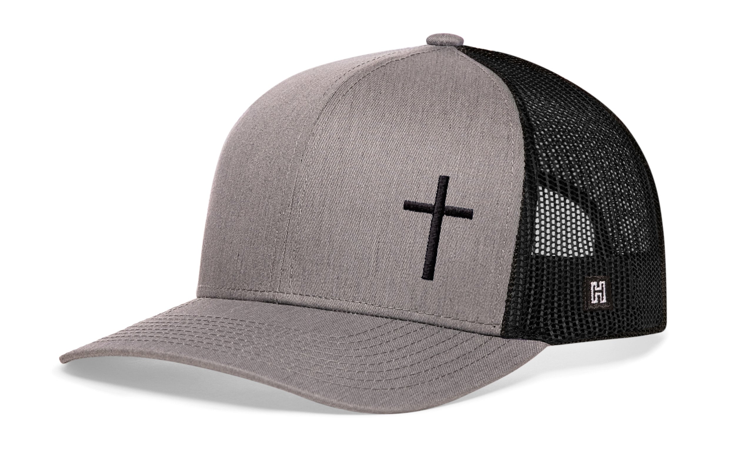 Side Cross Trucker Hat  |  Christian Snapback
