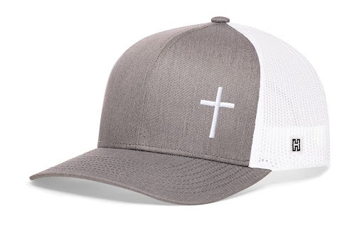 Side Cross Trucker Hat  |  Christian Snapback
