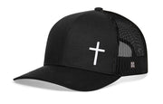 Side Cross Trucker Hat  |  Christian Snapback