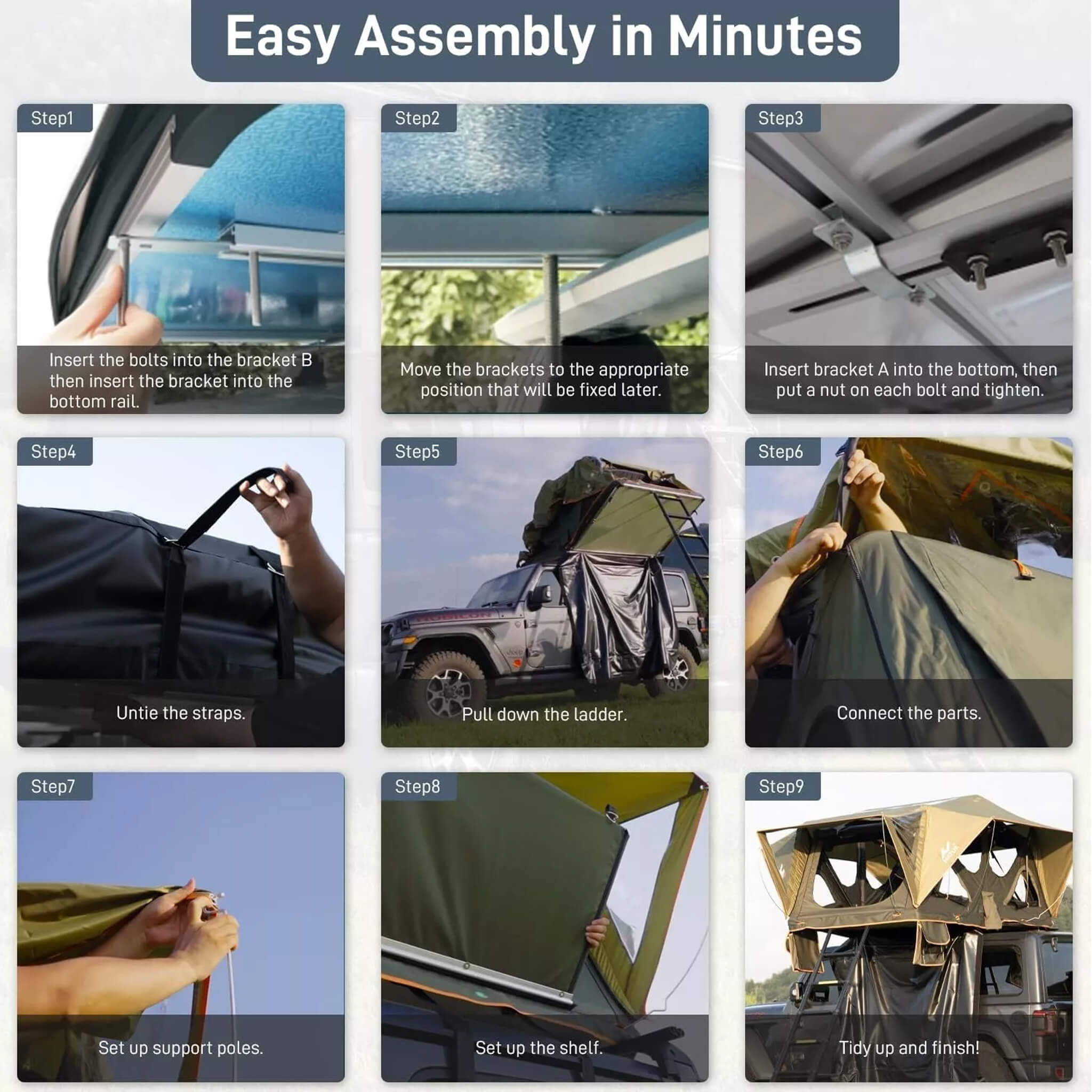 Naturnest Andromeda Soft-Shell Rooftop Tent | Panoramic Skylight & YKK Doors | Green