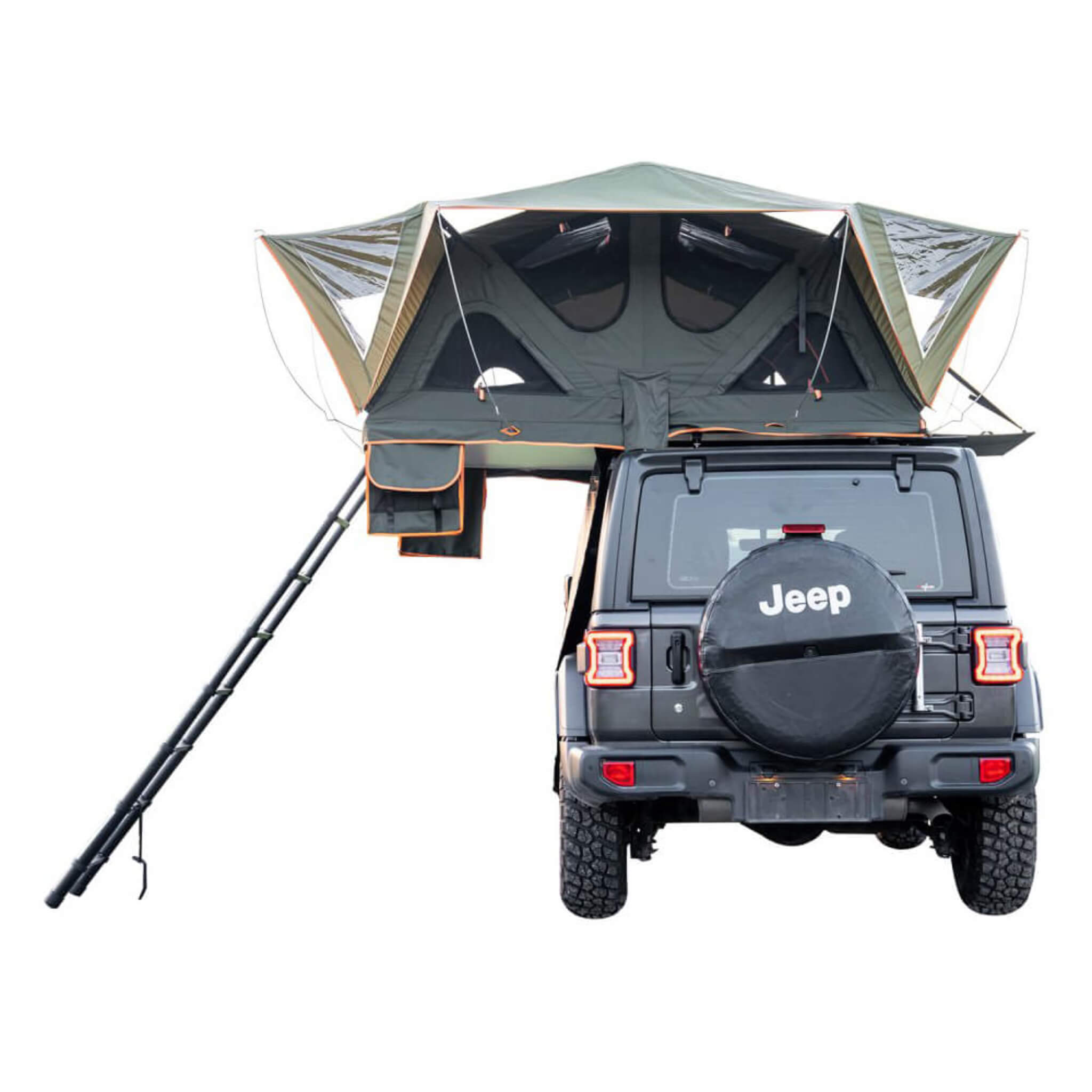 Naturnest Andromeda Soft-Shell Rooftop Tent | Panoramic Skylight & YKK Doors | Green