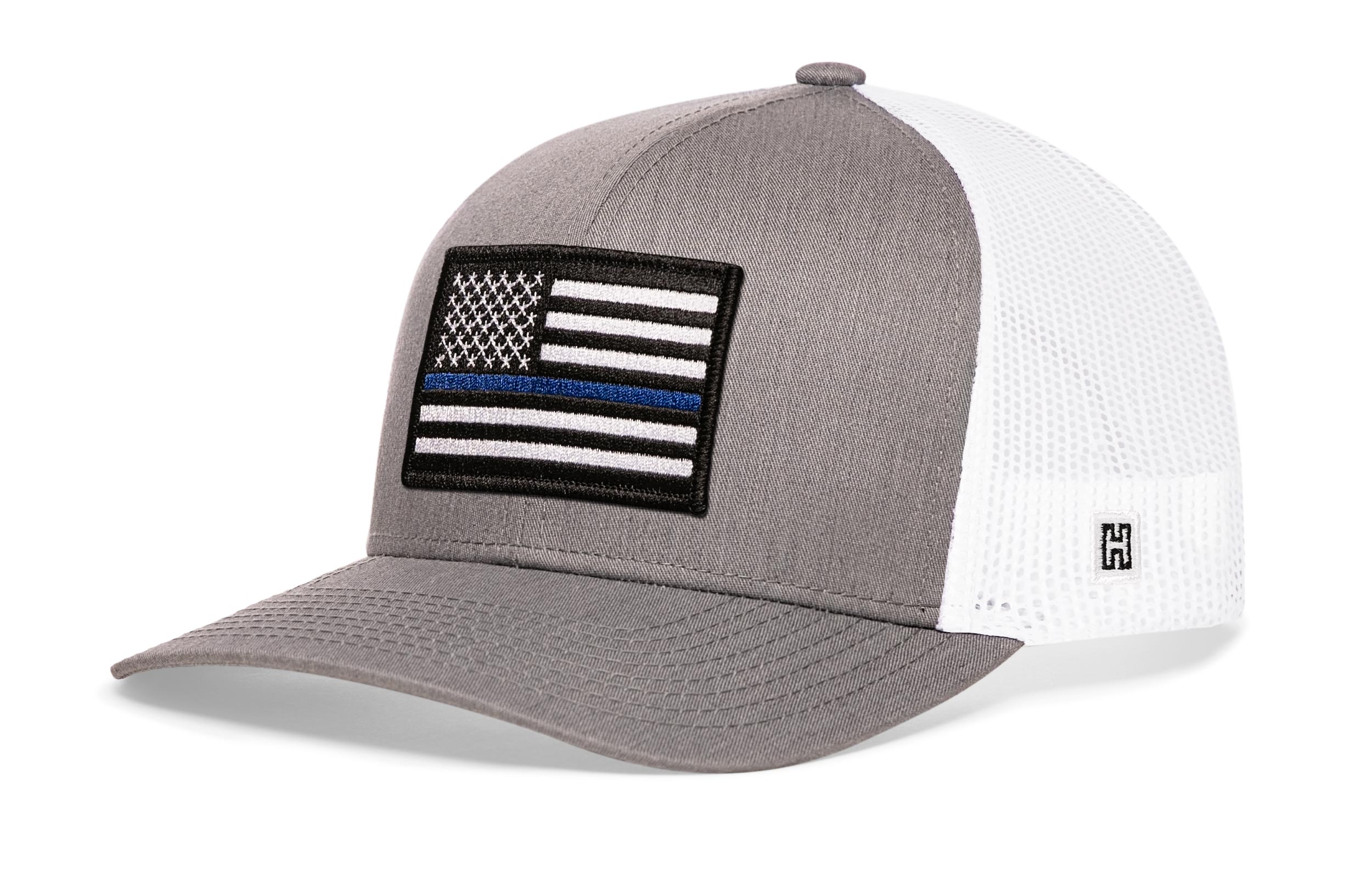 Thin Blue Line Trucker Hat  |  Police Snapback
