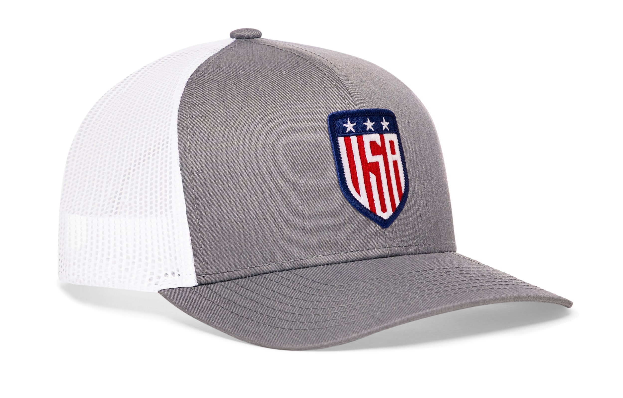 USA Shield Trucker Hat  |  America Snapback