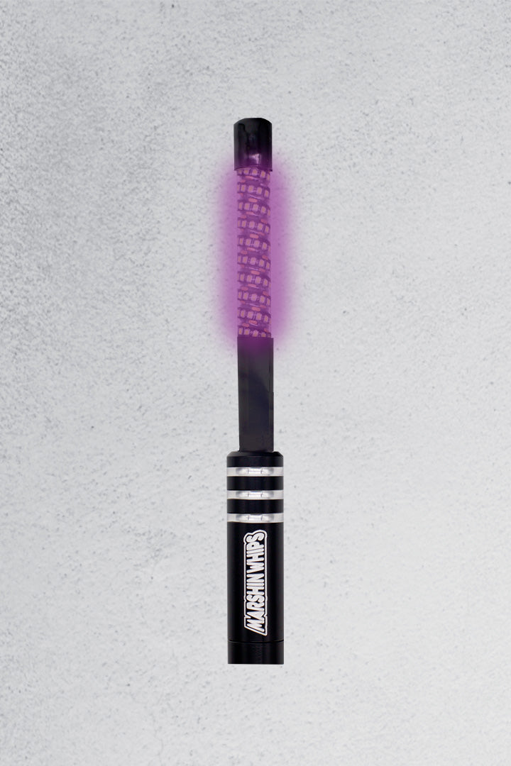 Mini Moe White Edition LED Whips | Compact High-Output Safety Whips | Pair