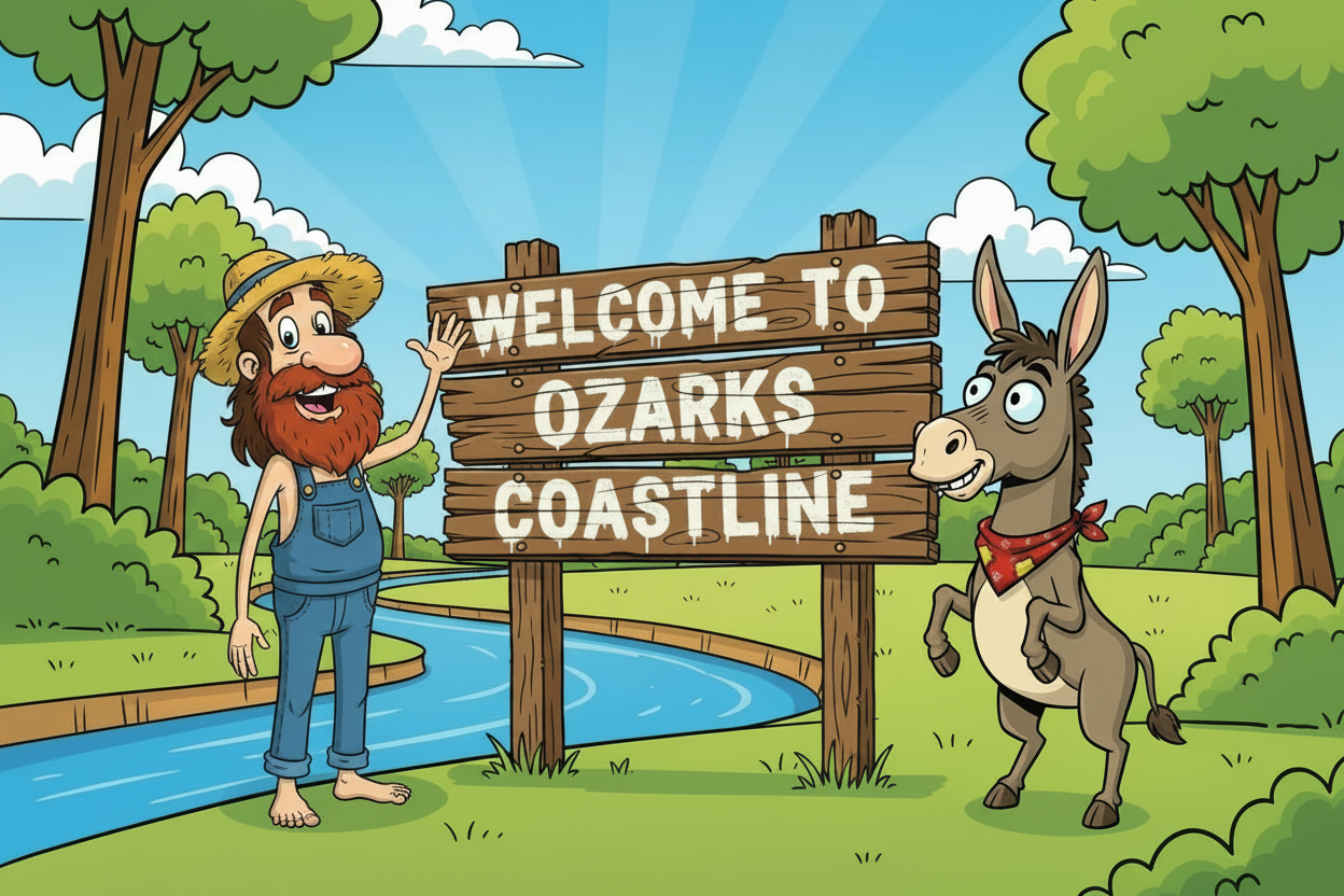 Welcome to Ozarks Coastline - Jarvis hillbilly style